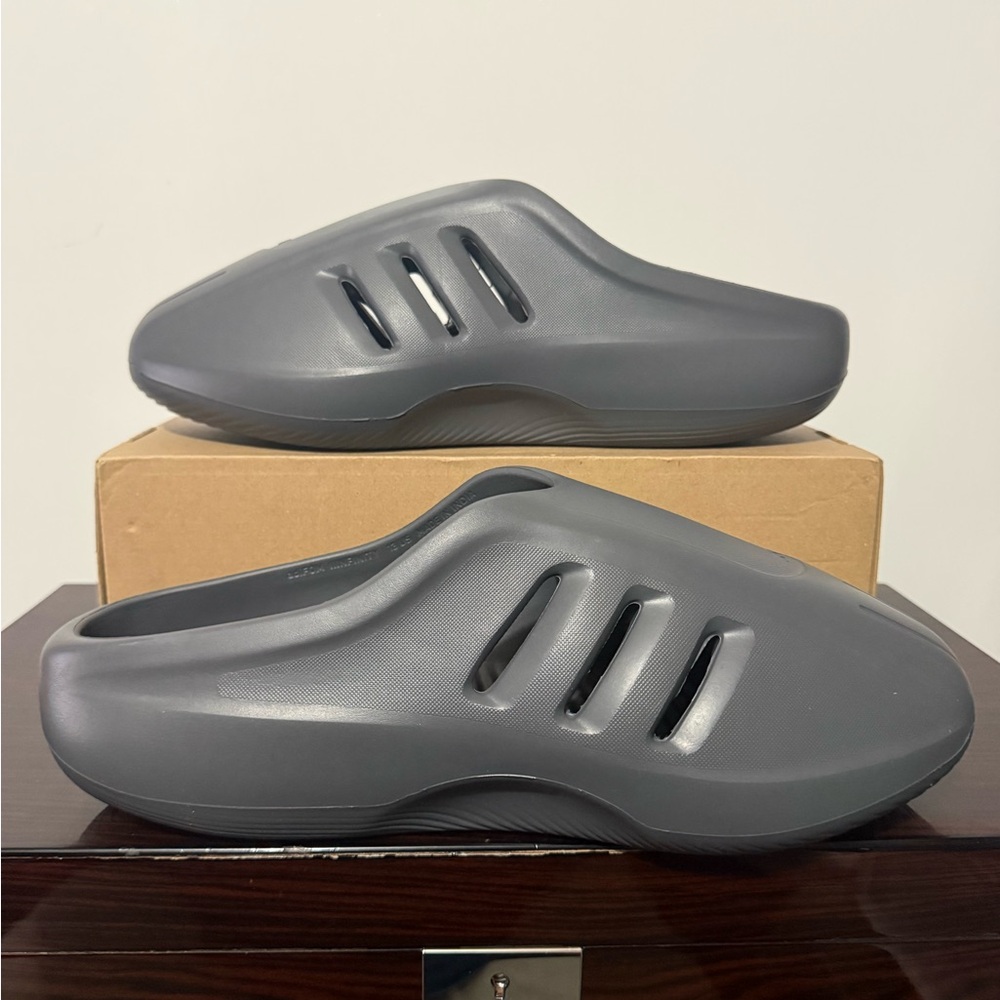 Adidas Adifom Iiinfinity Mule Clogs Men's Size 13 Grey JI0402 Slides Sandals